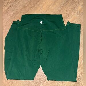 Lulu green leggings